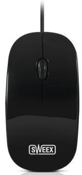 Mouse optic cu fir, 1000dpi, 3 butoane, USB, negru, Sweex (MI061) - Pret | Preturi Mouse optic cu fir, 1000dpi, 3 butoane, USB, negru, Sweex (MI061)