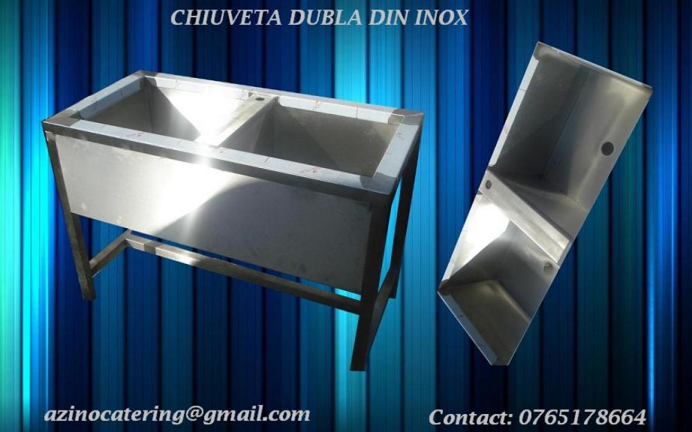 chiuveta dubla profesionala din inox - Pret | Preturi chiuveta dubla profesionala din inox