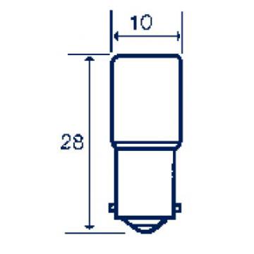 Bec baioneta, BA9s, 220V, 4W - Pret | Preturi Bec baioneta, BA9s, 220V, 4W