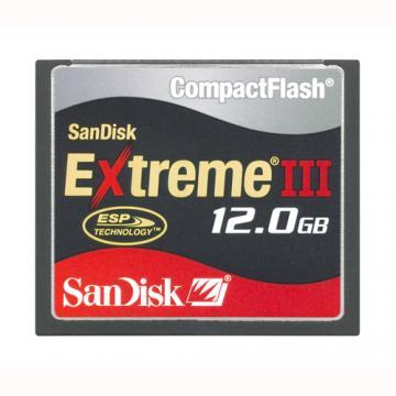 Card memorie SanDisk Compact Flash Extreme III 12GB - Pret | Preturi Card memorie SanDisk Compact Flash Extreme III 12GB