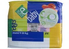 Scutece de unica folosinta bio MAXI 9-18 kg - Pret | Preturi Scutece de unica folosinta bio MAXI 9-18 kg