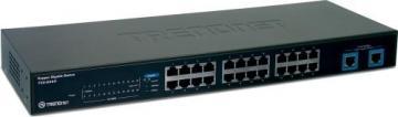 Switch-ul TRENDNET TEG-S224 are 24-Port 10/100Mbps Switch w/ 2 Gigabit Ports. - Pret | Preturi Switch-ul TRENDNET TEG-S224 are 24-Port 10/100Mbps Switch w/ 2 Gigabit Ports.