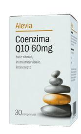 Alevia Coenzima Q10 60mg *30cpr - Pret | Preturi Alevia Coenzima Q10 60mg *30cpr