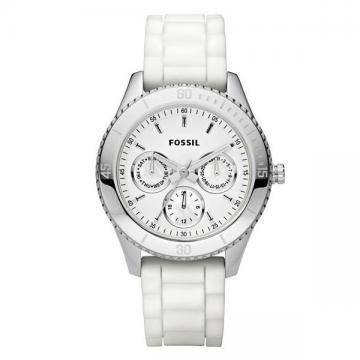 Fossil Ladies Stella White ES2888 - Pret | Preturi Fossil Ladies Stella White ES2888