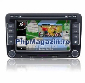Sistem navigatie GPS + DVD +TV analogic pentru Volkswagen, Skoda, Seat - Pret | Preturi Sistem navigatie GPS + DVD +TV analogic pentru Volkswagen, Skoda, Seat