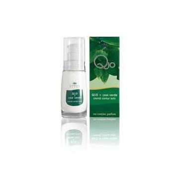 Crema contur ochi pe baza de Q10 si ceai verde (30 ml) - Pret | Preturi Crema contur ochi pe baza de Q10 si ceai verde (30 ml)