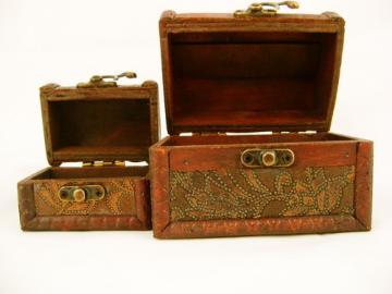 Set cutie bijuterii - cufere lemn - Pret | Preturi Set cutie bijuterii - cufere lemn