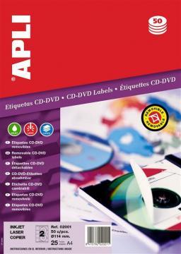 Etichete autoadezive multimedia Apli, pentru CD-uri, diametru 117 mm, 20 bucati, 10 coli/top - Pret | Preturi Etichete autoadezive multimedia Apli, pentru CD-uri, diametru 117 mm, 20 bucati, 10 coli/top