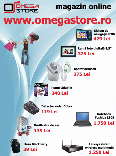 Omegastore Magazin online Bacau - Pret | Preturi Omegastore Magazin online Bacau