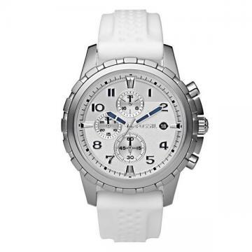 Fossil Mens Chronograph White FS4611 - Pret | Preturi Fossil Mens Chronograph White FS4611