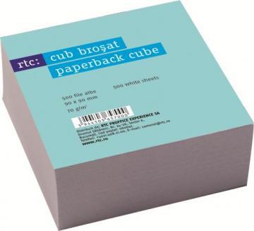 Cub din hartie RTC, 90 x 90 mm, 70 g/mÂ², 500 file, alb - Pret | Preturi Cub din hartie RTC, 90 x 90 mm, 70 g/mÂ², 500 file, alb