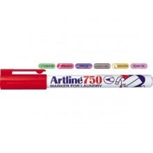 Marker pentru textile ARTLINE 750, varf 0,7 mm - rosu - Pret | Preturi Marker pentru textile ARTLINE 750, varf 0,7 mm - rosu