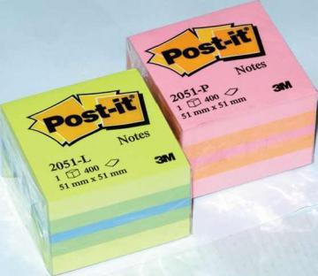 Minicub notite autoadezive Post-itÂ®, 51 x 51 mm, 400 file, roz/portocaliu - Pret | Preturi Minicub notite autoadezive Post-itÂ®, 51 x 51 mm, 400 file, roz/portocaliu