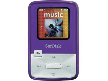MP3 Player SanDisk Sansa Clip Zip 4GB, purpurie, radio, reportofon, USB, SDMX22-004G-E46P - Pret | Preturi MP3 Player SanDisk Sansa Clip Zip 4GB, purpurie, radio, reportofon, USB, SDMX22-004G-E46P