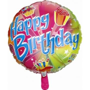 Balon folie metalizata 18 inch - Happy Birthday - Pret | Preturi Balon folie metalizata 18 inch - Happy Birthday