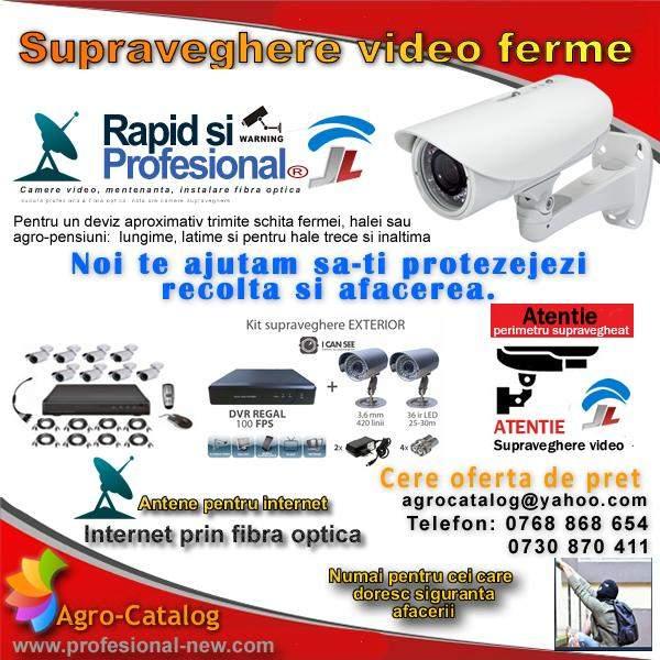 Sistem Kit supraveghere video pentru ferme - Pret | Preturi Sistem Kit supraveghere video pentru ferme