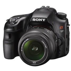 Sony DSLR A57 Kit + obiectiv 18-55mm + 55-200mm, 16.1MP, bLACK - Pret | Preturi Sony DSLR A57 Kit + obiectiv 18-55mm + 55-200mm, 16.1MP, bLACK