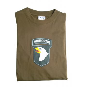 Tricou Barbati Divizia 101 Aeropurtata Oliv - Pret | Preturi Tricou Barbati Divizia 101 Aeropurtata Oliv