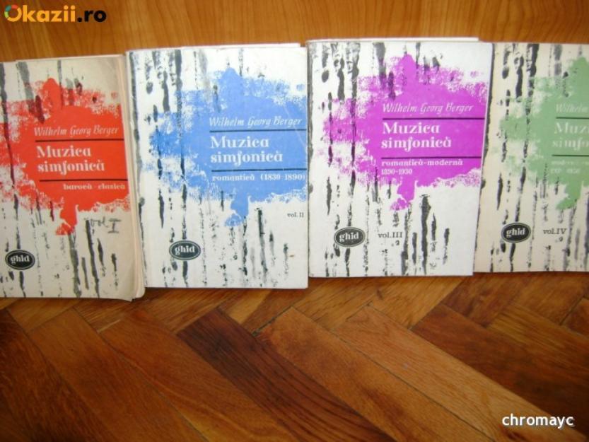 Muzica simfonica de Wilhelm Georg Berger,4 volume! - Pret | Preturi Muzica simfonica de Wilhelm Georg Berger,4 volume!
