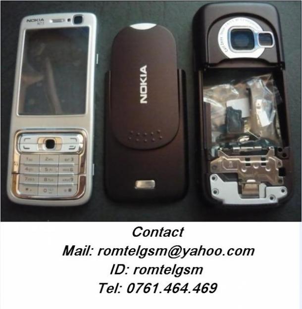 Carcasa Nokia N73 SILVER ( ARGINTIE ) ORIGINALA COMPLETA SIGILATA - Pret | Preturi Carcasa Nokia N73 SILVER ( ARGINTIE ) ORIGINALA COMPLETA SIGILATA