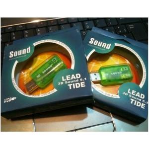Placa de Sunet USB LEAD 3D Sound 5.1 TIDE - Pret | Preturi Placa de Sunet USB LEAD 3D Sound 5.1 TIDE