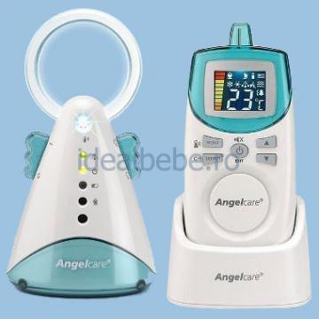 Angelcare - Interfon digital cu monitor de apnee, lampa de veghe si termometru de camera - Pret | Preturi Angelcare - Interfon digital cu monitor de apnee, lampa de veghe si termometru de camera