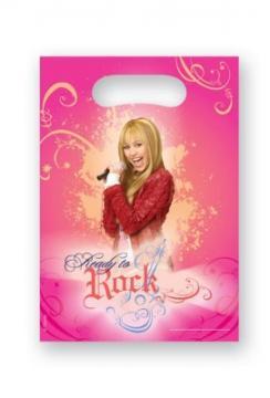 Hannah Montana - Glitter &amp; Shine - Pungi Party (16 x 23 cm, 6 buc.) - Pret | Preturi Hannah Montana - Glitter &amp; Shine - Pungi Party (16 x 23 cm, 6 buc.)