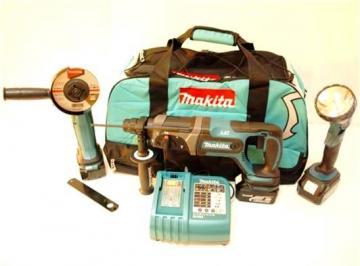 SET Makita LXT312 (ciocan rotopercutor si polizor - cu acumulato - Pret | Preturi SET Makita LXT312 (ciocan rotopercutor si polizor - cu acumulato