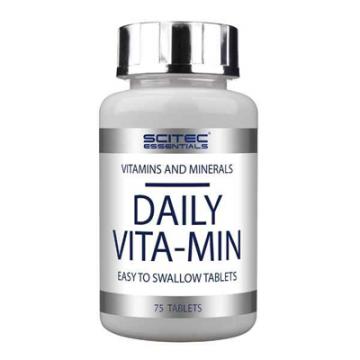 Vitamine Daily Vita-Min 75 capsule Scitec Nutrition - Pret | Preturi Vitamine Daily Vita-Min 75 capsule Scitec Nutrition