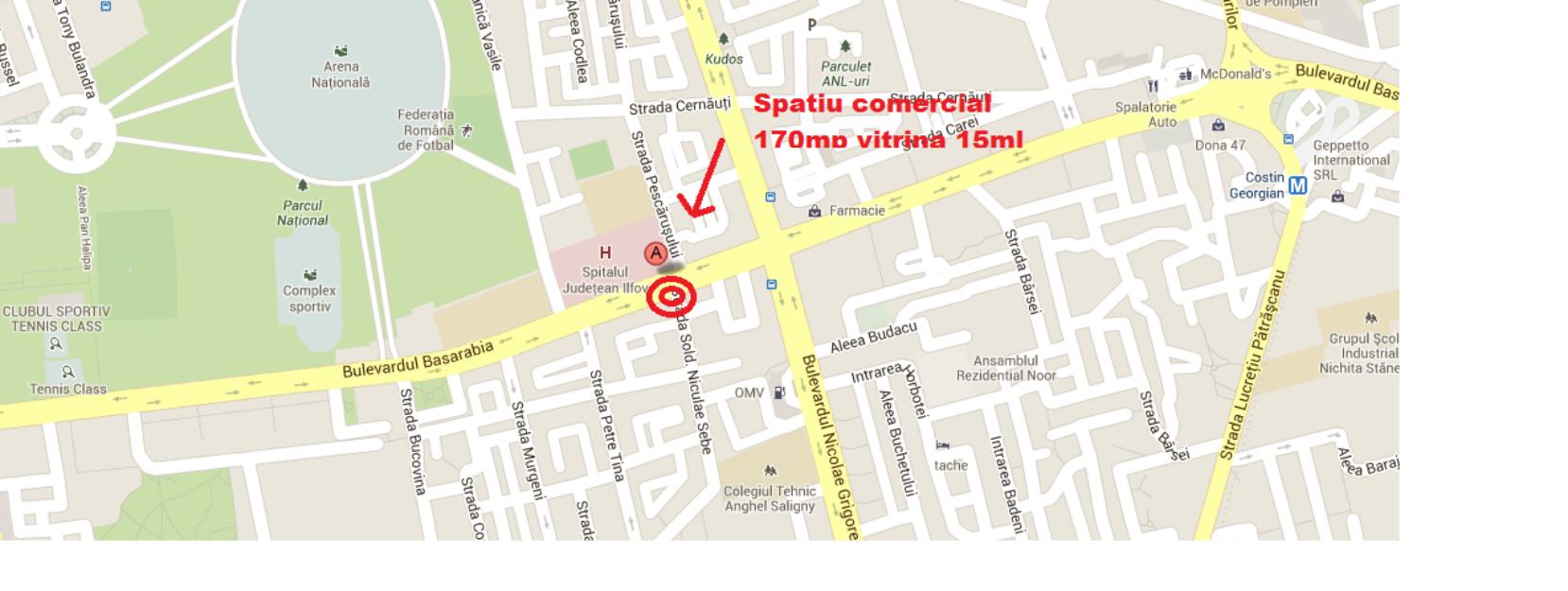 Spatiu comercial Basarabia - Arena Nationala - Pret | Preturi Spatiu comercial Basarabia - Arena Nationala