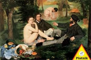 Puzzle Piatnik 1000 Manet - Breakfast in the green - Pret | Preturi Puzzle Piatnik 1000 Manet - Breakfast in the green