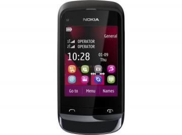 Telefon mobil Nokia C2-03 Dual-Sim BlackDual SIM Memorie interna:10 MbEasy Swap SIM support (no reboot required) MP4/H.264/H.263 player MP3/AAC/WAV player Organizer Voice memo Predictive text input - Pret | Preturi Telefon mobil Nokia C2-03 Dual-Sim BlackDual SIM Memorie interna:10 MbEasy Swap SIM support (no reboot required) MP4/H.264/H.263 player MP3/AAC/WAV player Organizer Voice memo Predictive text input