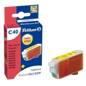 Cartus Ref. Canon CLI-521Y pentru IP3600/4600, galben, 9ml, (4103277) Pelikan - Pret | Preturi Cartus Ref. Canon CLI-521Y pentru IP3600/4600, galben, 9ml, (4103277) Pelikan