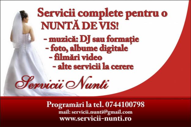 DJ si formatii pentru nunti de vis in Baia Mare - Pret | Preturi DJ si formatii pentru nunti de vis in Baia Mare