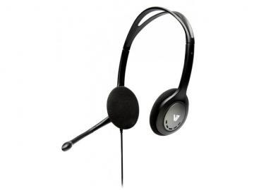 Casti cu microfon STANDARD HEADSET, 1.8m, 20 - 20000 Hz, 32Ohmi, drive 30mm, negru/argintiu, V7 (HA201-2EP) - Pret | Preturi Casti cu microfon STANDARD HEADSET, 1.8m, 20 - 20000 Hz, 32Ohmi, drive 30mm, negru/argintiu, V7 (HA201-2EP)