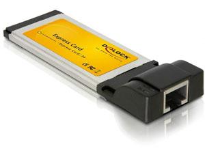 Placa Expresscard Delock adaptor la Gigabit Lan, 66216 - Pret | Preturi Placa Expresscard Delock adaptor la Gigabit Lan, 66216