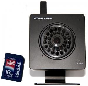 Camera IP wireless cu IR si inregistrare locala pe SD Eyecam - Pret | Preturi Camera IP wireless cu IR si inregistrare locala pe SD Eyecam