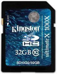 Kingston 32GB SDHC Class 10 Flash Card G2 - Pret | Preturi Kingston 32GB SDHC Class 10 Flash Card G2