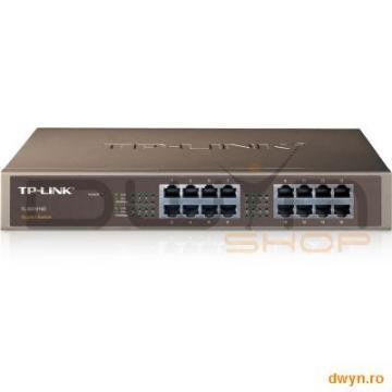 Tp-Link 16-port Gigabit Desktop/Rackmount Switch, 16 10/100/1000M RJ45 ports, metal case - Pret | Preturi Tp-Link 16-port Gigabit Desktop/Rackmount Switch, 16 10/100/1000M RJ45 ports, metal case