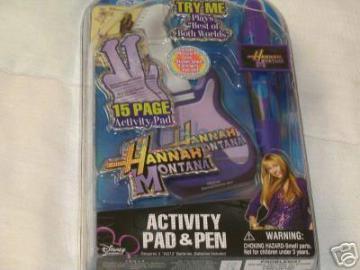 Character - Activity Pad&amp;Stilou Hannah Montana - Pret | Preturi Character - Activity Pad&amp;Stilou Hannah Montana