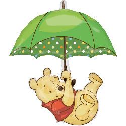 Balon folie metalizata WINNIE THE POOH UMBRELLA 76cm x 89cm - Pret | Preturi Balon folie metalizata WINNIE THE POOH UMBRELLA 76cm x 89cm