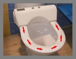 Afacere la cheie: productie colac wc cu folie de unica folosinta - Pret | Preturi Afacere la cheie: productie colac wc cu folie de unica folosinta