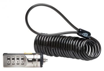 Cablu securitate spiralat, cu cifru, cablu otel, Kensington (K64670EU) - Pret | Preturi Cablu securitate spiralat, cu cifru, cablu otel, Kensington (K64670EU)