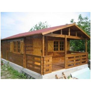 Casa de lemn Rose 9x5m - Pret | Preturi Casa de lemn Rose 9x5m