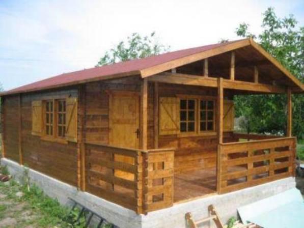 Casa de lemn Rose 9x5m - Pret | Preturi Casa de lemn Rose 9x5m