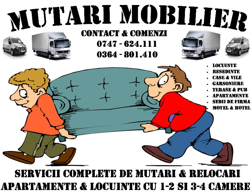 Manipulare / mutari / transport - marfa & mobilier - Pret | Preturi Manipulare / mutari / transport - marfa & mobilier