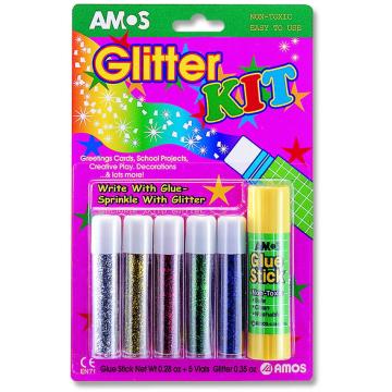 Pudra de sclipici Amos Glitter Kit - Pret | Preturi Pudra de sclipici Amos Glitter Kit
