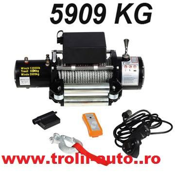 troliu auto 12v ,13000lb/5909kg - Pret | Preturi troliu auto 12v ,13000lb/5909kg