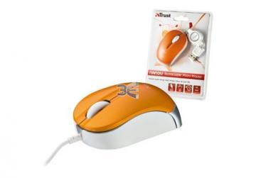 Trust 16848, Mouse Optic Nanou Micro, Portocaliu - Pret | Preturi Trust 16848, Mouse Optic Nanou Micro, Portocaliu