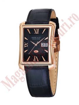 Haas Cie - Napoleon Men Rose Gold Black - Pret | Preturi Haas Cie - Napoleon Men Rose Gold Black